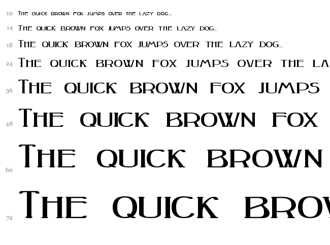 Peake font waterfall